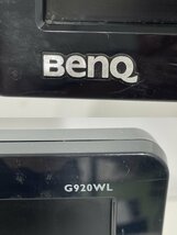 BENQ 液晶モニター LCDワイドモニター 19インチ ET-0038-N G920WL ディスプレイ パソコンモニター 19型 ベンキュー VGA可動確認済 道楽札幌_画像3