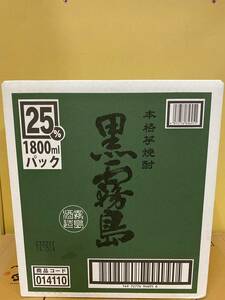 激安6本セットです。芋焼酎黒霧島パック1800ｍｌ２５％の6本のセットです。他いいちこスーパー赤霧島神の河久保田焼酎アイスワイン出品中