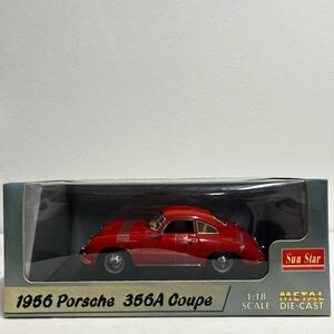 Sun Star 1/18 Porsche 356A Coupe 1956 year Red Sunstar Porsche coupe red Classic car minicar model car 