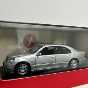 京商 1/43 TOYOTA CELISIOR 2001 Silver Jコレクション トヨタ セルシオ シルバー ミニカー モデルカー UCF31 30系 前期