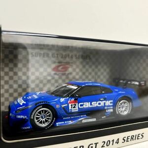 EBBRO 1/43 CALSONIC IMPUL NISSAN GT-R SUPER GT500 2014 #12 エブロ カルソニック インパル 日産 R35 スーパーGT ミニカー モデルカー