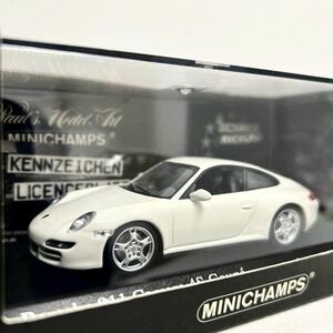 MINICHAMPS 1/43 PORSCHE 911 Carrera 4S Coupe 2005 White ミニチャンプス ポルシェ カレラ クーペ ホワイト 997 ミニカー モデルカー