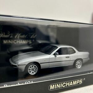 MINICHAMPS 1/43 Porsche 924 Silver 1984 ミニチャンプス ポルシェ シルバー ミニカー モデルカー