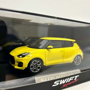 SUZUKI ディーラー特注 1/43 SWIFT Sport スズキ スイフトスポーツ ZC33S イエロー カラーサンプル ミニカー モデルカー