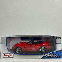 Maisto Special Edition 1/18 Dodge Viper SRT10 Red マイスト SE ダッジ バイパー 2003 アメ車 ミニカー モデルカー_画像2