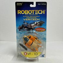 Toynami ROBOTECH VF-1D トイナミ ロボテック 超時空要塞マクロス SD バルキリー 一条輝 変形 ロボット プルバック 当時物 フィギュア_画像1