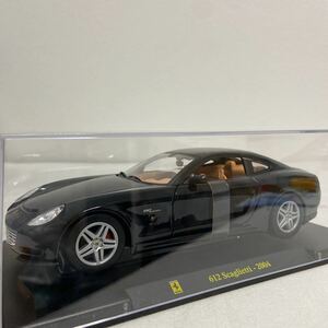 デアゴスティーニ レ・グランディ・フェラーリコレクション 1/24 FERRARI 612 Scaglietti Black 2004年 完成品 ミニカー モデルカー