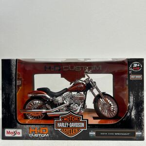 アオシマ Maisto 1/12 HARLEY DAVIDSON 2014 CVO BREAKOUT ハーレーダビッドソン ブレイクアウト バイク ミニカー モデルカー