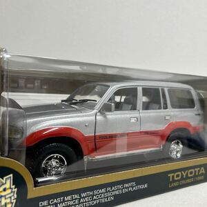 Road Tough 1/18 TOYOTA LAND CRUISER 1992年 トヨタ ランドクルーザー シルバー ミニカー モデルカー SUV 80系 LIMITED VX turbo 4WD