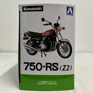 AOSHIMA 1/12 KAWASAKI 750RS Z2 アオシマ カワサキ イエロータイガー ZⅡ 旧車 完成品バイク ミニカー モデルカーの画像5