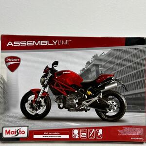 未組立 Maisto 1/12 DUCATI MONSTER 696 2011年 マイスト ドゥカティ バイク ダイキャストキット モンスター ミニカー モデルカー