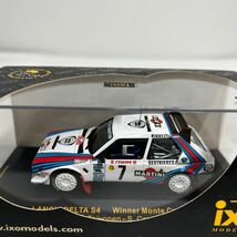 ixo 1/43 LANCIA DELTA S4 1986 Winner Monte Carlo #7 MARTINI ランチア デルタ マルティニ モンテカルロ ラリー 優勝車 ミニカー_画像2