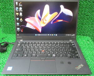 12144 ● Lenovo ThinkPad X1 Carbon ● Core i5 7200U 2.5GHz/SSD512GB（新品）/Windows11 動作品