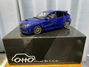 OTTO オットー mobile EXCLUSIVE COLLECTION スバル インプレッサ GRB WRX STI R205 1/18 ミニカー OTM723 ブルー