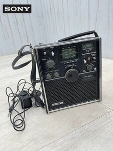 当時物 SONY スカイセンサー ICF-5800 動作確認済 純正ACアダプター FM/AM 5バンド BCL ラジオ マルチバンドレシーバー ソニー 即日発送