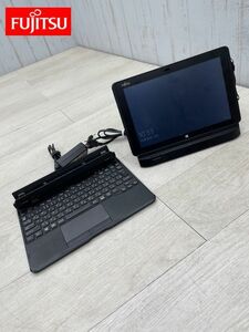 FUJITSU ARROWS Tab Q506/ME Atom Z8550 1.44Ghz 64GB タブレット 10.1型 未初期化 スリムキーボード FMV-NKB14 まとめて 即日発送