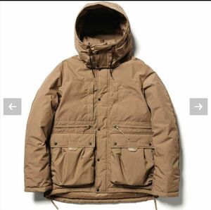 ナンガ　焚火　タキビ　ダウン　ジャケット　TAKIBI DOWN JACKET ベージュ　サイズL 新品未使用　日本製