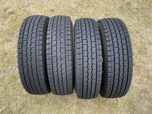 DUNLOP WINTER MAXX SV01　145/80R12　80/78N　LT　2018年製造　溝タップリ！！　+　鉄ホイル付き　４Jx12　100-4H　4本セット！　売り切り