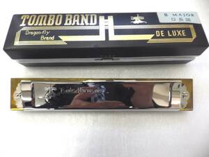  Special made dragonfly band . sound harmonica TOMBO BAND DELUXE No.1521 B Major ro length style 