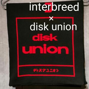 【新品未使用タグ付き】interbreed　disk union　コラボ　マフラー