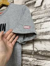 M GU ジーユー グレー MARVEL マーベル コラボTシャツ コラボ 半袖Tシャツ 半袖 Tシャツ カットソー トップス_画像5