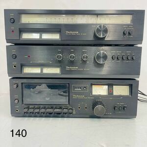 12SD39 Technics テクニクス カセットデッキ RS-605J / アンプ SU-2400 / チューナー ST-2400 オーディオ機器 中古 現状品 動作未確認