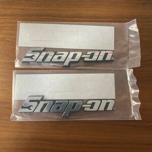 2枚セット スナップオン snap-on エンブレム (両面テープ ビスドメ可能)おてがる配送無料匿名