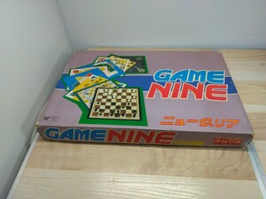 当時物 ゲームのはなやま ニューダリア ゲームナイン GAME NINE ボードゲーム　おもちゃ　玩具　未使用　ヴィンテージ　ゲーム　Hanayama