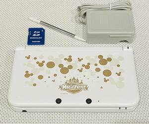 ニンテンドー3DS LL ディズニー マジックキャッスル マイ・ハッピー・ライフ 限定パック　本体動作品　送料無料　付属品付き　Nintendo 