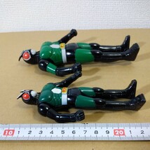 仮面ライダーBLACK RX ソフビフィギュア 2点セット タグ無し 日本製 1988年製 未チェック 詳細不明 ジャンク扱い BANDAI_画像8