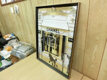 ■Francfranc フランフラン ストア アートボード CHANEL シャネル 幅約57×長さ74cm ショップ SHOP 散歩■2_画像3