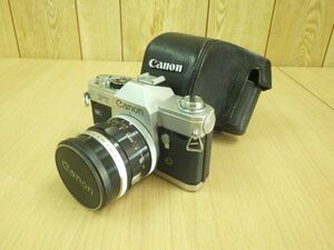 未チェック●CANON キャノン FT QL フィルムカメラ 一眼レフカメラ 1:1.4 F=50mm レンズ/ケース付●