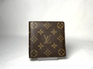 美品　LOUIS VUITTON ルイヴィトン M61675 モノグラム ポルトフォイユマルコ 二つ折り財布 ウォレットミュルティブル CA0991