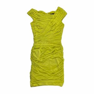 Tadashi Shoji ドレス ワンピース キャバクラドレス キャバドレス 黄緑 ライトグリーン S