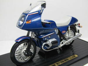 BMW 独 1/12 BMW R100-RS R 100 RS ネイビー ROAD LEGENDS 当時物美品台座あり R100RS