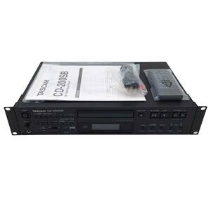 【動作良好・美品】TASCAM CDプレーヤー 業務用 SD/SDHCカード・USBメモリー対応 CD-200SB