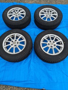 BS BRIDGESTONE BLIZZAK VRX2 215/65R16 16インチ スタッドレス 4本 アルファード ホイールセット 2022年12月購入　美品