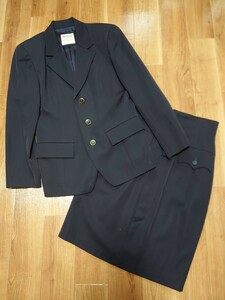 BA-TSU Ba-Tsu lady's suit 80' lady's suit skirt suit USED