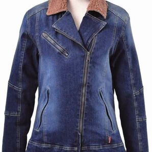 【半額セール】ロッソ ROJ-969 ライトインディゴ(S)デニムライダースジャケット