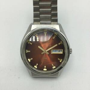 T14□【AT/稼働】SEIKO LM セイコー ロードマチック 5606-7320 自動巻き デイデイト ※風防取れ メンズ腕時計 現状品 ジャンク品 □