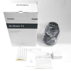 未使用品 SIGMA(シグマ) CINE LENS シネマレンズ High Speed Zoom Line 18-35mm T2 / EFマウント メートル表記 [送料無料]