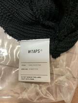 WTAPS 231MADT-HT02 ブラック　ニット帽　ニットキャップ　ビーニー_画像2