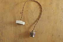 1920年代 フランス アンティーク 飴色 真鍮 ソケット ランプ N*/吊り下げ 英国 北欧 照明 陶器 磁器 イギリス カフェ レトロ アトリエ ss_画像6