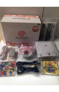 即決 新品 デッドストック品 ドリームキャスト本体 SEGA セガ HKT-3000 Dreamcast ビジュアルメモリ MARVEL vs CAPCOM付属 動作テスト済