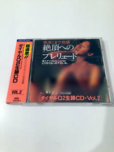 即決 CD ダイヤルQ2生録音CD Vol.2 絶頂へのプレリュード 3話入り 昭和の遺産 ラジオドラマ風のストーリー Dial Q2 課金の始まり