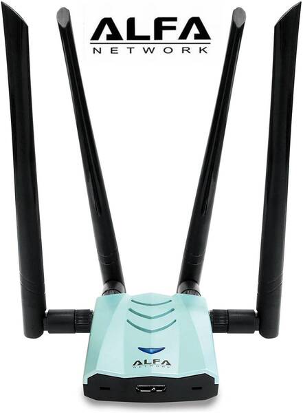 【即決 送料無料 匿名配送】ALFA NETWORK ★ALFA AWUS1900無線LAN USBアダプター Windowds Mac Kali Linux 対応 新品未開封