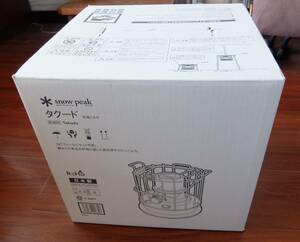 【新品未開封】スノーピーク煮炊きコンロ タクード KH-002BK（黒）