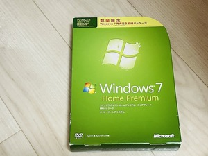 Windows 7 Home Premium Upgrade 64bit/32bit SN付き お譲りします。製品版