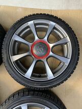 ABARTHアバルト 純正ホイール+YOKOHAMAヨコハマIceGURAD 5 PLUS アイスガード5 プラス IG50 PLUS 195/45R16 4本 FIATフィアット500 595 695_画像3