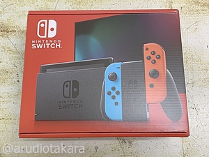 未使用品☆Nintendo Switch ニンテンドー スイッチ バッテリー持続モデル ネオンブルー ネオンレッド 本体 他店保証印あり